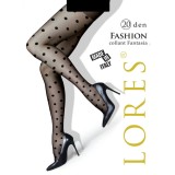 Rajstopy w kropki LORES FASHION 20 Den