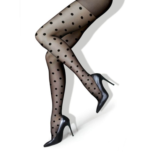 Rajstopy w kropki LORES FASHION 20 Den