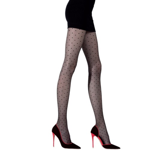 Rajstopy w kropki NOQ By Knittex PUNTO 20 Den 11415