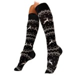 Podkolanówki Bawełniane MILENA ŚWIĄTECZNE