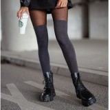 Zakolanówki Bawełniane MILENA GŁADKIE