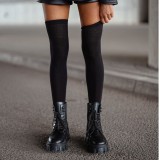 Zakolanówki Bawełniane MILENA GŁADKIE