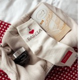 Skarpety Damskie MILENA DZIEŃ BABCI Wzorzyste