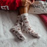 Skarpety Damskie MILENA ŚWIĄTECZNE Wzorzyste 