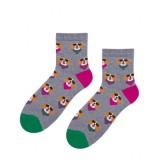 Skarpety BRATEX POPSOX Damskie Wzorzyste 