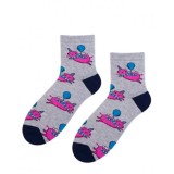 Skarpety BRATEX POPSOX Damskie Wzorzyste 