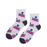 Skarpety BRATEX POPSOX Damskie Wzorzyste 