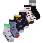 Skarpetki Dziecięce YOCLUB Bawełniane z ABS 6 par