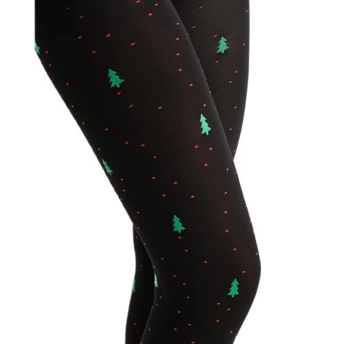 Rajstopy GABRIELLA CHRISTMAS TREES 3D 60 Den 560