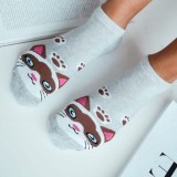 Stopki Damskie MILENA KOLOROWE Wzorzyste