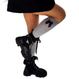 Podkolanówki Bawełniane MILENA z Kokardką